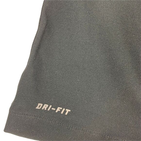 Nike Dri-Fit Small Black Racerback Fitted Athletic Bra Built In Running Aerobics - Picture 4 of 4